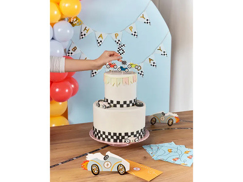 Świeczki urodzinowe Autka 2-3cm 5szt SCS-18 PartyDeco